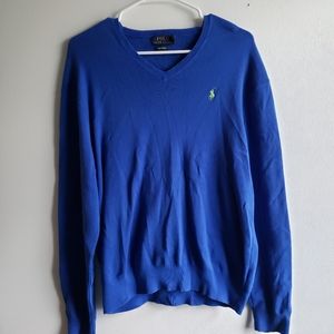 Men's L Ralph Lauren Polo Blue Sweater